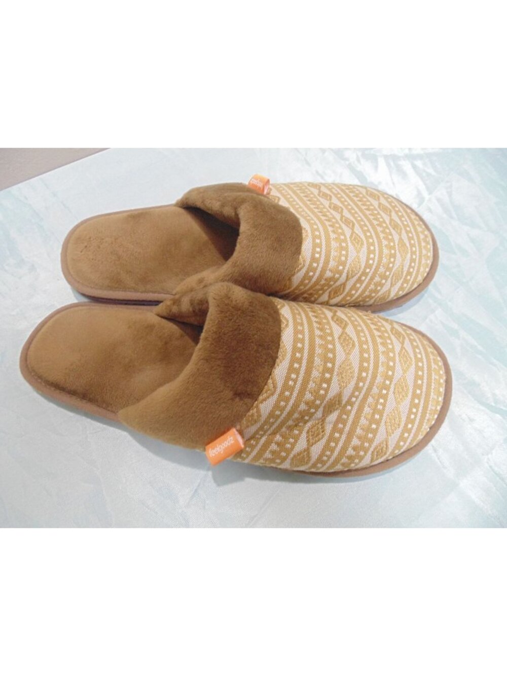 Feelgoodz Women’s Equinox Mule Slipper Brown Size L 10-11 Aztec Western Design
